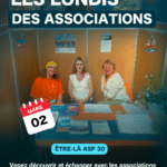Lundi des Associations du 2 mars : rencontre avec l’association Être la, ASP 30