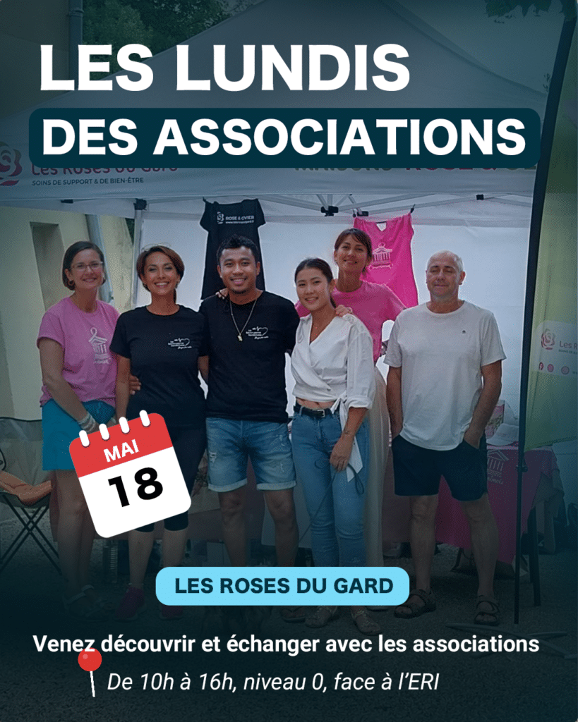 Les Lundis des Associations : Les Roses du Gard à l'ICG le 18 mai