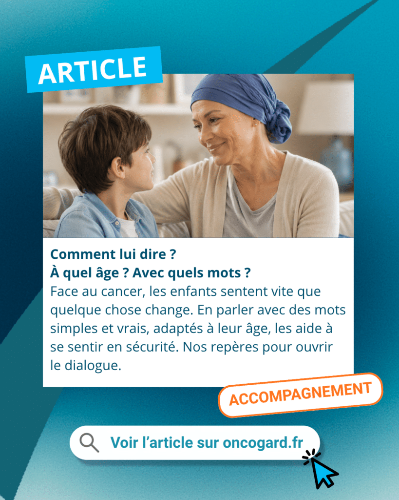 Comment parler du cancer à ses enfants