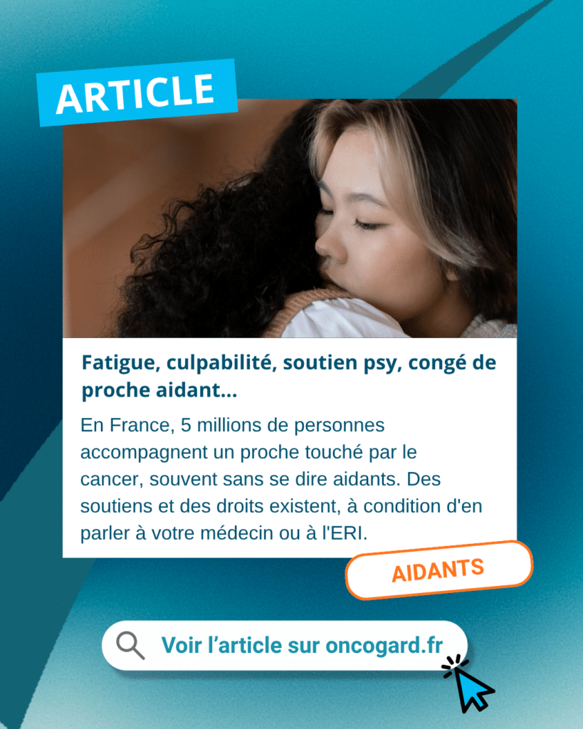 Aidant d'un proche atteint de cancer : reconnaître l'épuisement et trouver du soutien